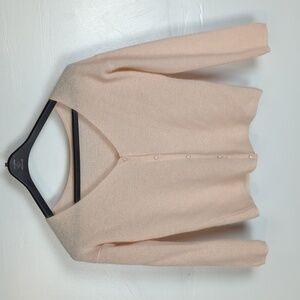 Sezane Pale Pink Barry Cardigan